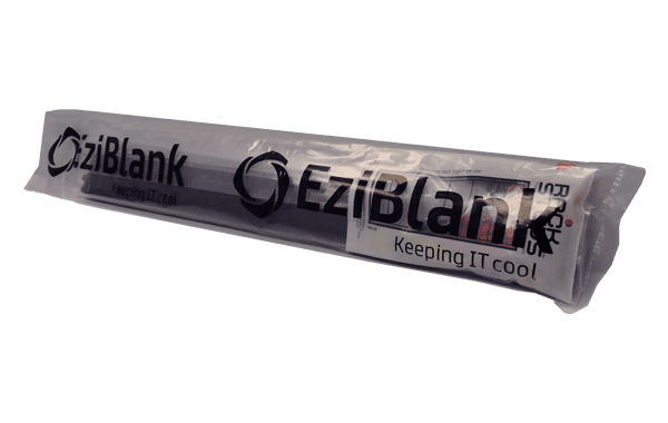 EziBlank 19″ 1RU Brush Panels now come with RackStuds™ fasteners