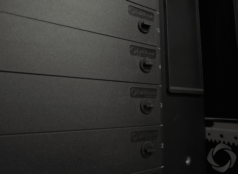 Modular blanking panel installation
